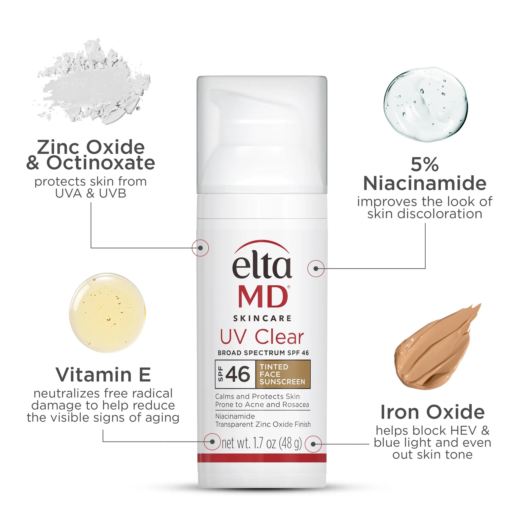 EltaMD UV Clear Deep Tinted Broad-Spectrum SPF 46